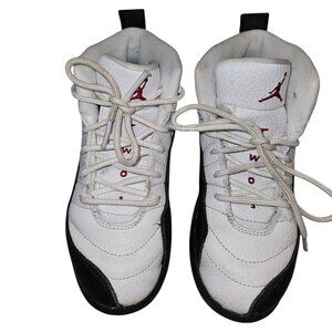 Air Jordan 12 Retro (Black/White) – Size 12C Kids